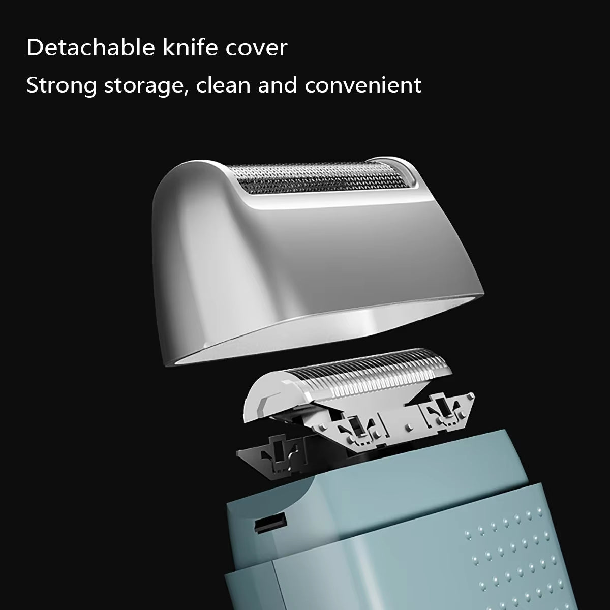 1PC New Reciprocating Electric Shaver Classic Retro Reciprocating Double-Headed Razor Push White Artifact Mini Razor.