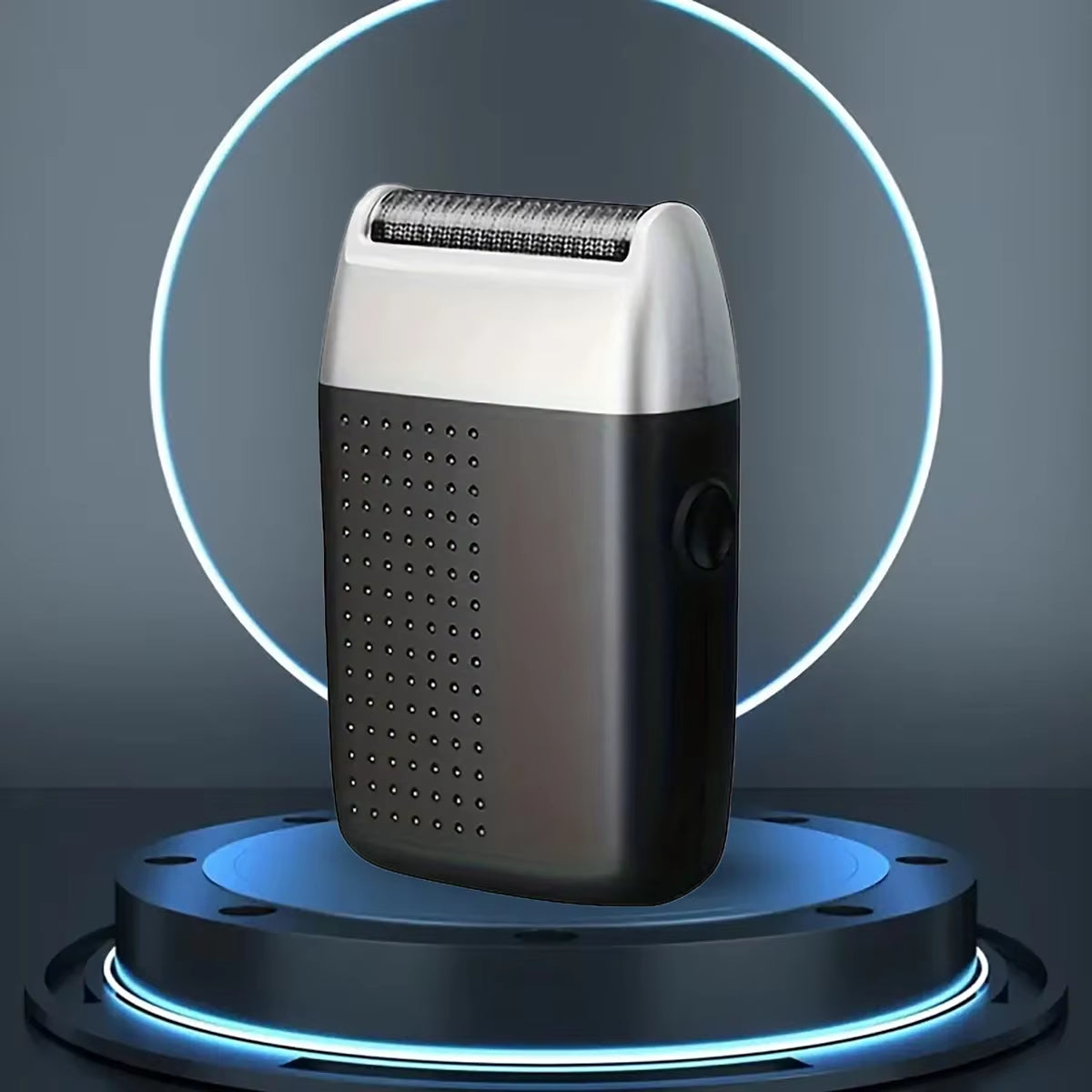 1PC New Reciprocating Electric Shaver Classic Retro Reciprocating Double-Headed Razor Push White Artifact Mini Razor.