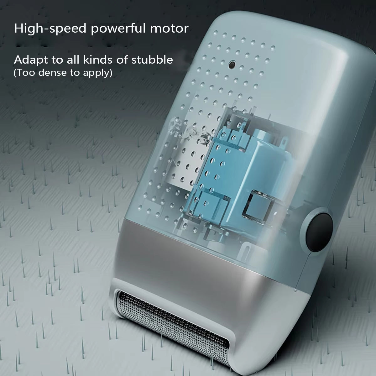 1PC New Reciprocating Electric Shaver Classic Retro Reciprocating Double-Headed Razor Push White Artifact Mini Razor.